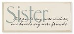 Sister Sign